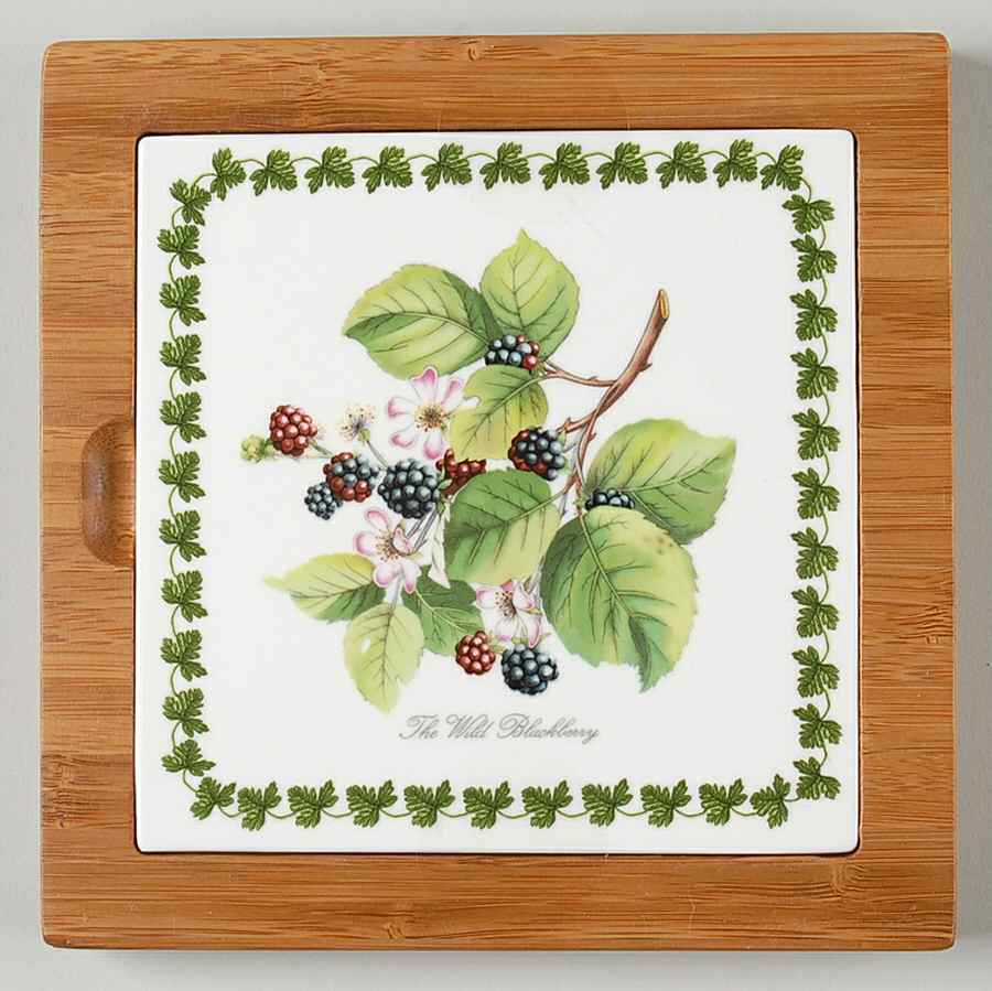 Pomona 7" Square Bamboo Trivet by Portmeirion-1