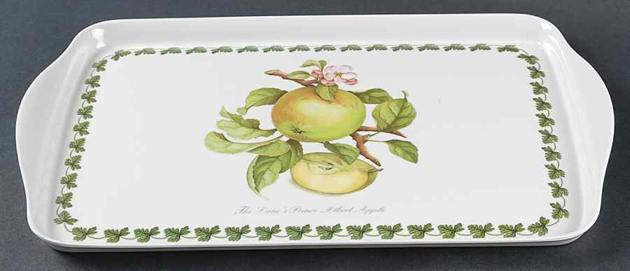 Apple Harvest 15" Handled Melamine Serving Tray by Portmeirion-1