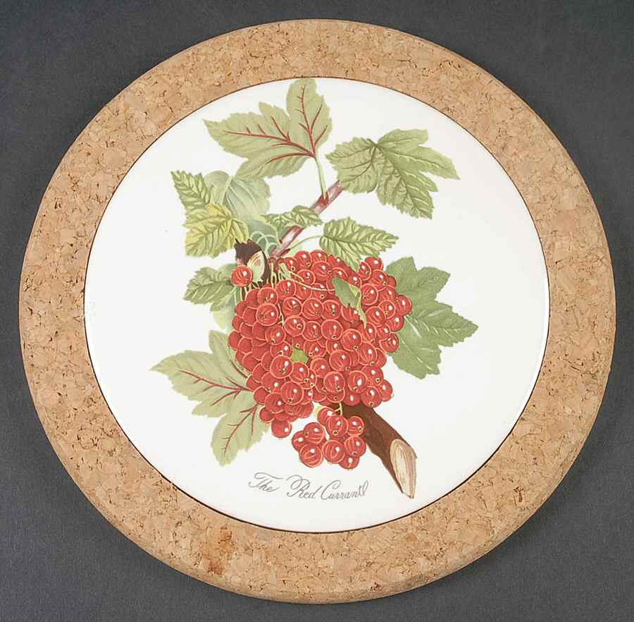 Pomona 7" Round Cork Back Trivet by Portmeirion-1