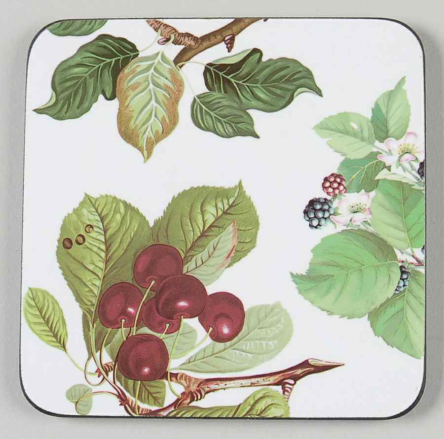 Pomona Square Corkback Coaster by Portmeirion-1