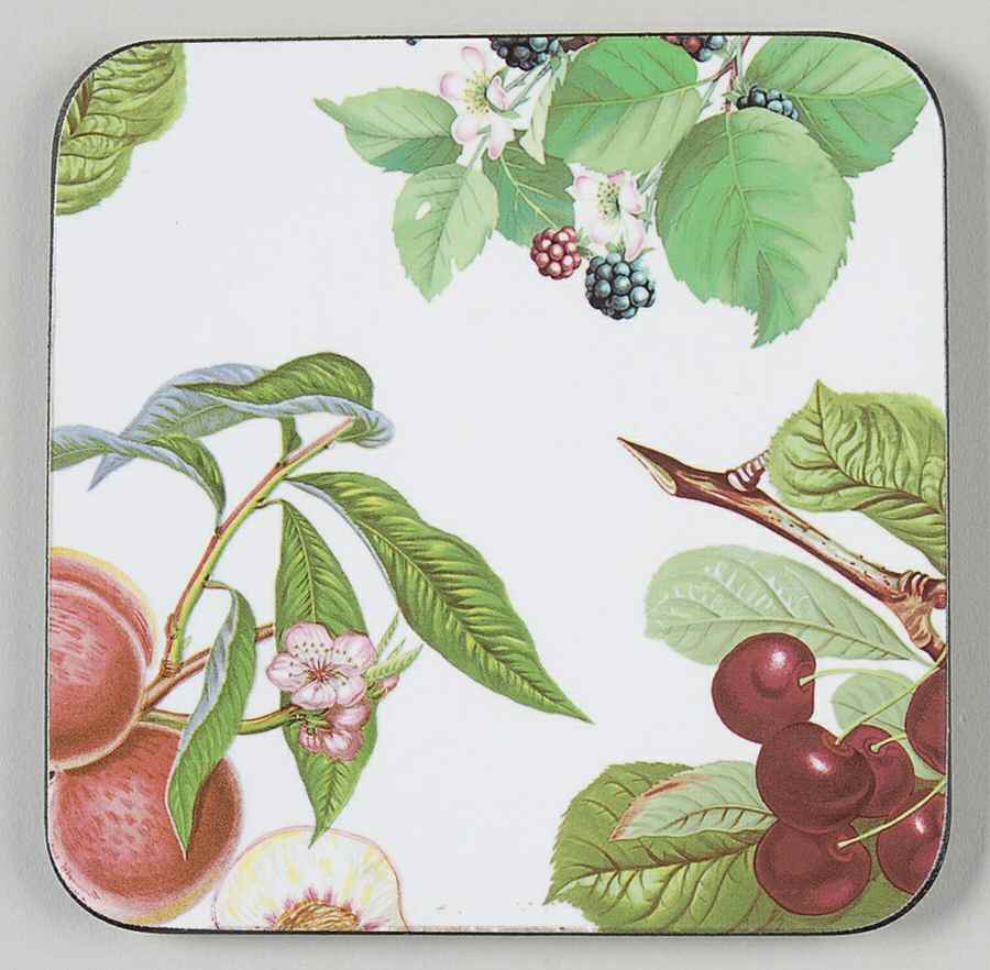 Pomona Square Corkback Coaster by Portmeirion-1