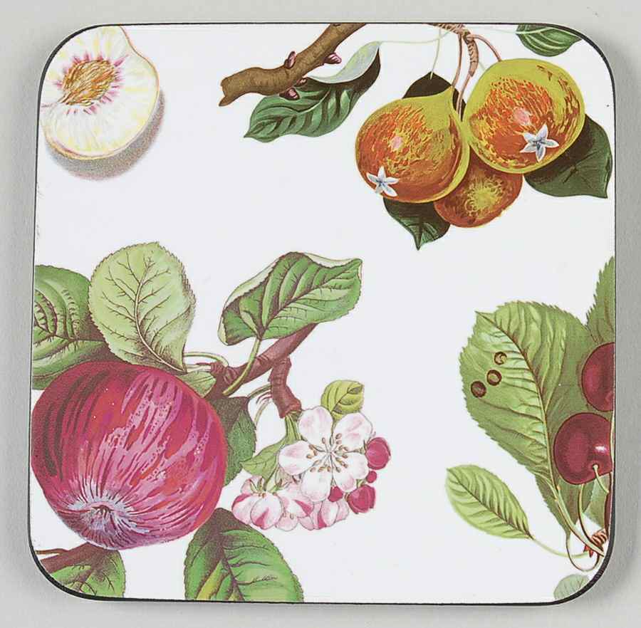 Pomona Square Corkback Coaster by Portmeirion-1