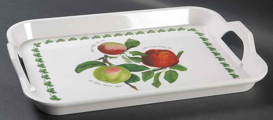 Pomona 15" Melamine Rectangular Handled Tray by Portmeirion-1