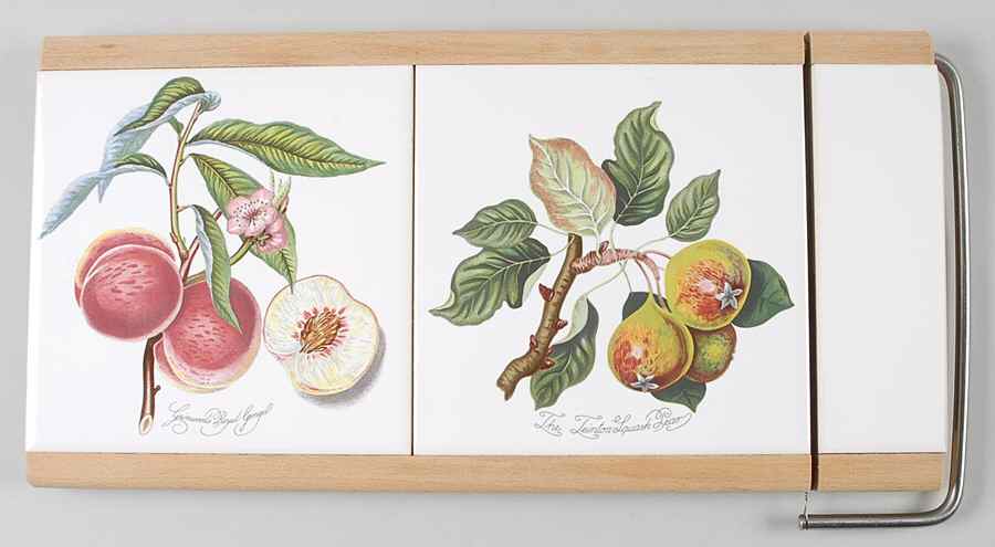 Pomona Cheese Board (2 Tiles and Slicer) by Portmeirion-1