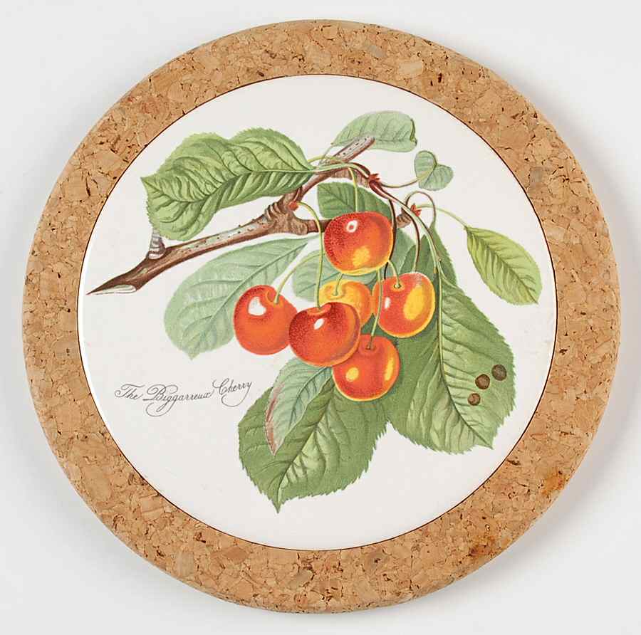 Pomona 7" Round Cork Back Trivet by Portmeirion-1