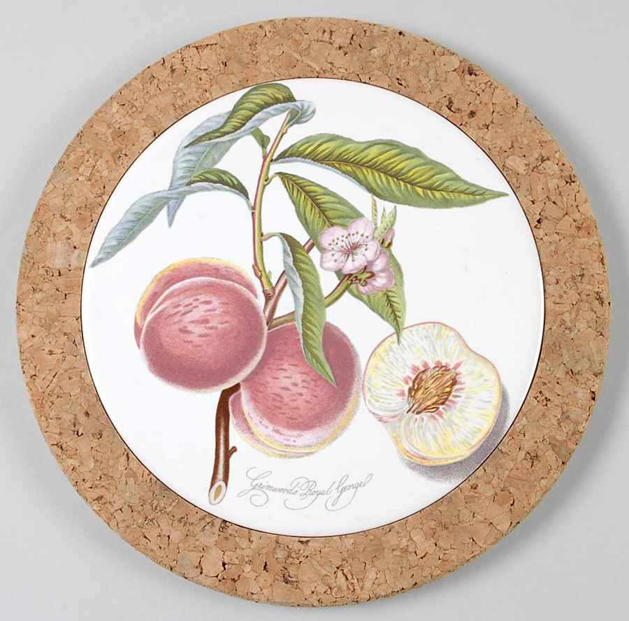 Pomona 7" Round Cork Back Trivet by Portmeirion-1