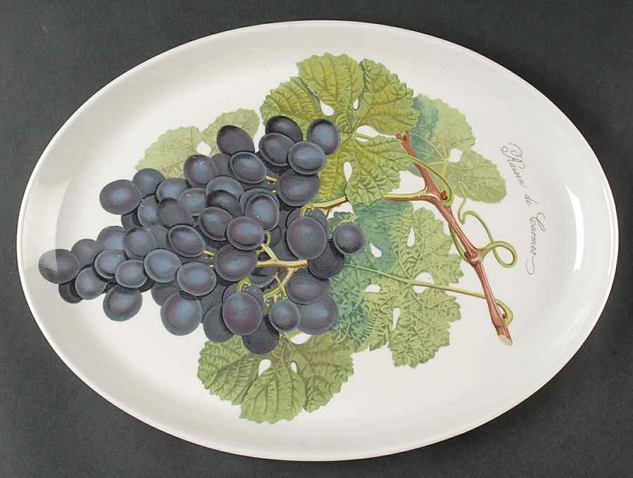 Pomona 14" Oval Steak Platter by Portmeirion-1