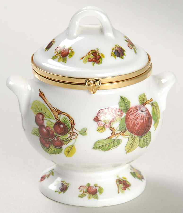 Pomona Tureen Miniature Box with Hinged Lid by Portmeirion-1