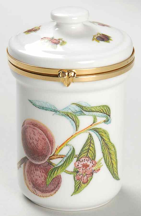 Pomona Bread Crock Miniature Box with Hinged Lid by Portmeirion-1
