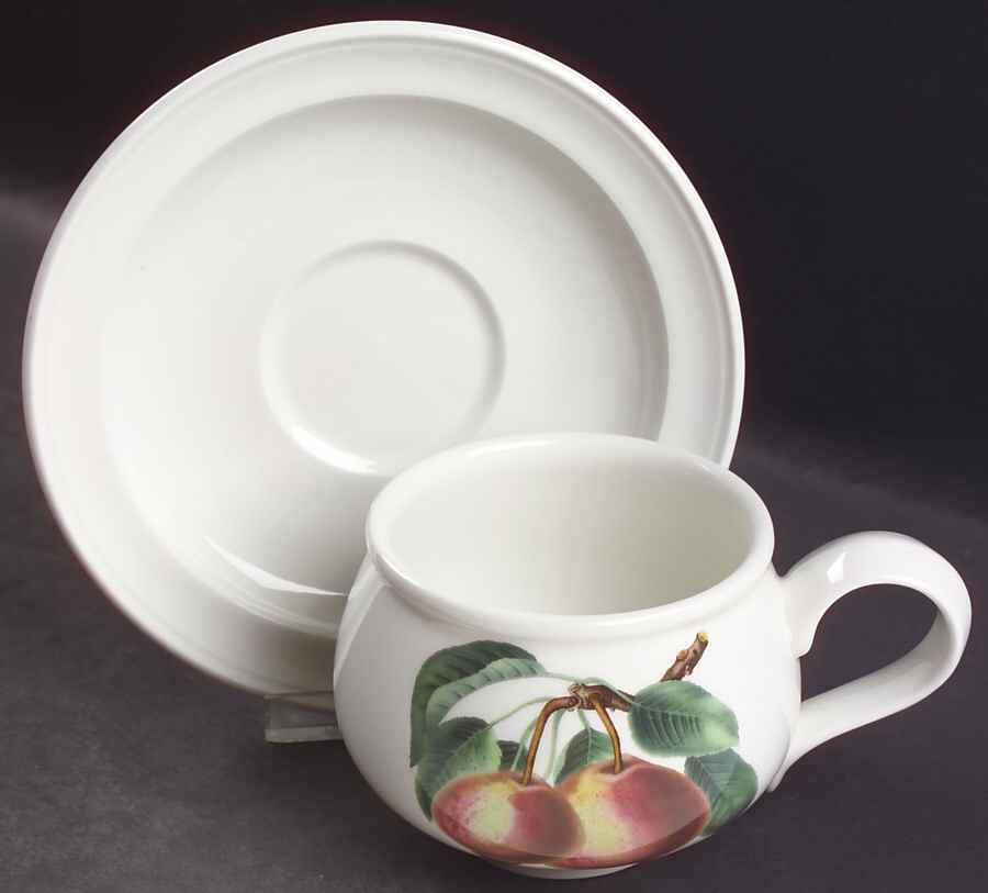 Pomona Romantic Breakfast Cup & Saucer Set by Portmeirion-1