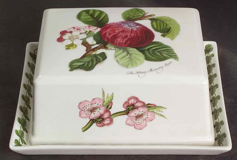 Pomona Rectangular Covered Butter by Portmeirion-1