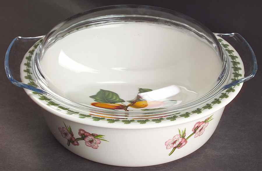 Pomona 2 Qt Covered Casserole & Glass Lid by Portmeirion-1