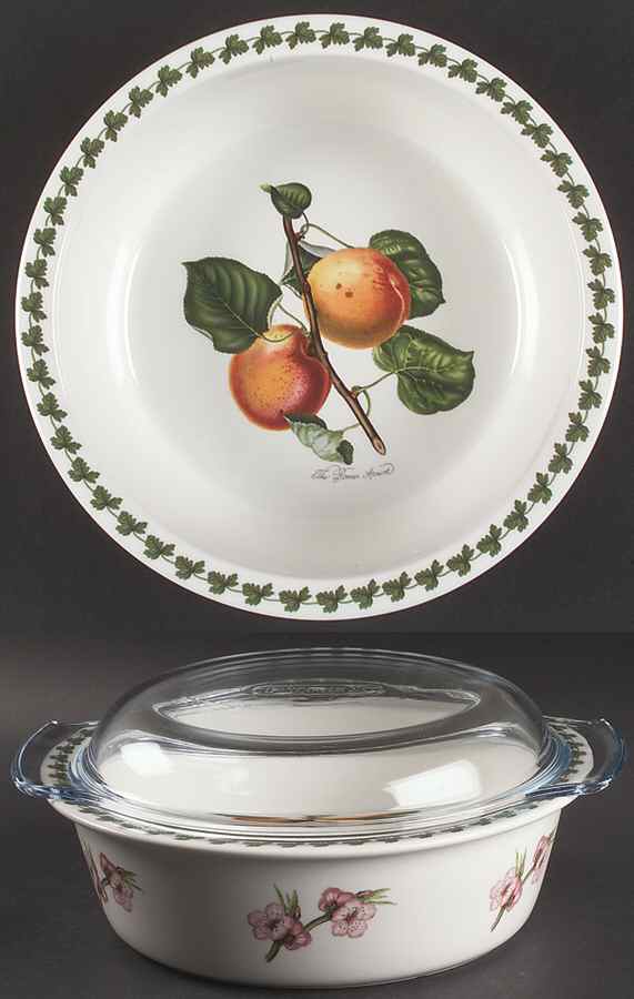 Pomona 2 Qt Round Cov Casserole & Glass Lid (Fire&Ice) by Portmeirion-1