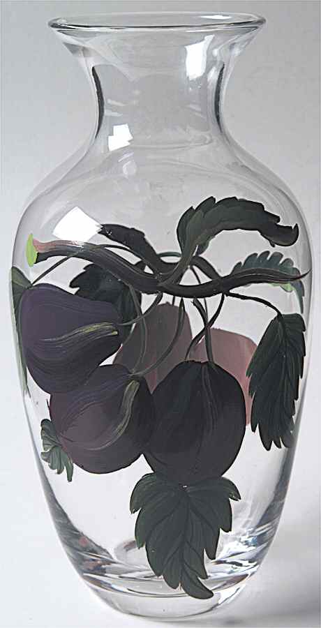 Pomona Handpainted Glass Canton Vase by Portmeirion-1