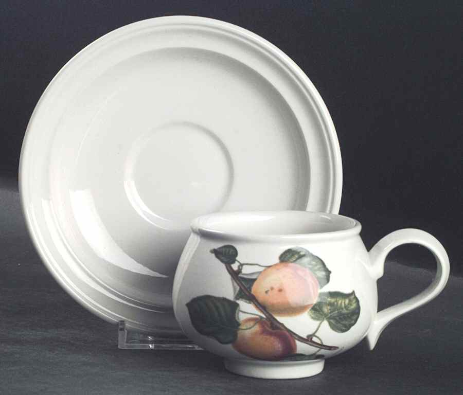 Pomona Romantic Footed Cup & Saucer Set by Portmeirion-1