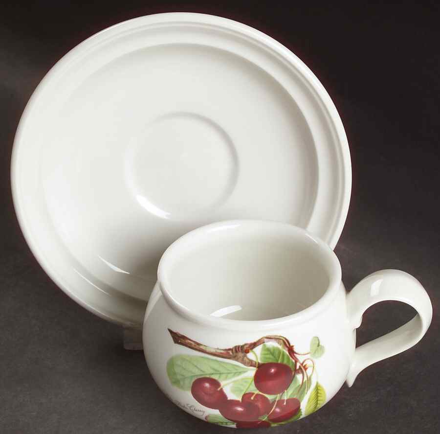 Pomona Romantic Footed Cup & Saucer Set by Portmeirion-1