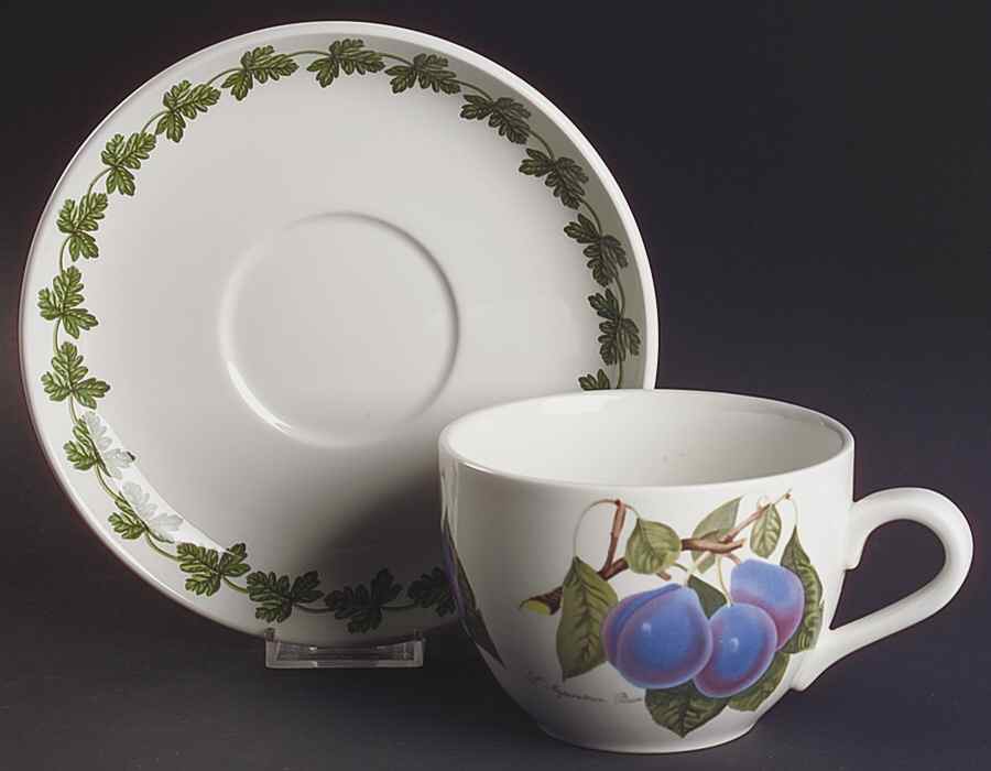 Pomona Jumbo Cup & Saucer Set by Portmeirion-1