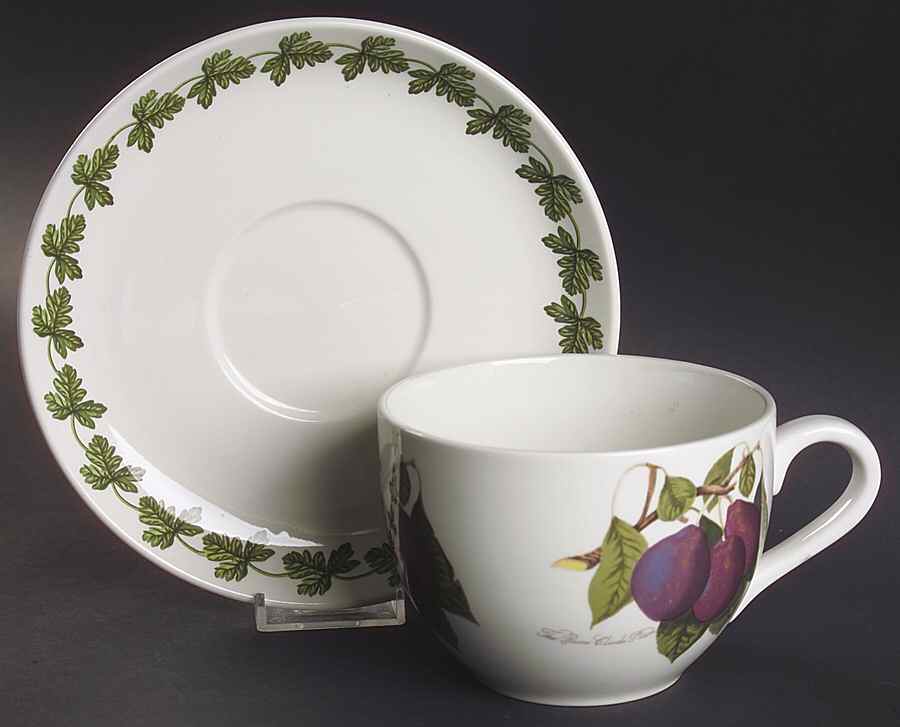 Pomona Jumbo Cup & Saucer Set by Portmeirion-1