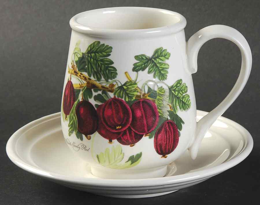 Pomona Mocha Cup & Saucer Set by Portmeirion-1