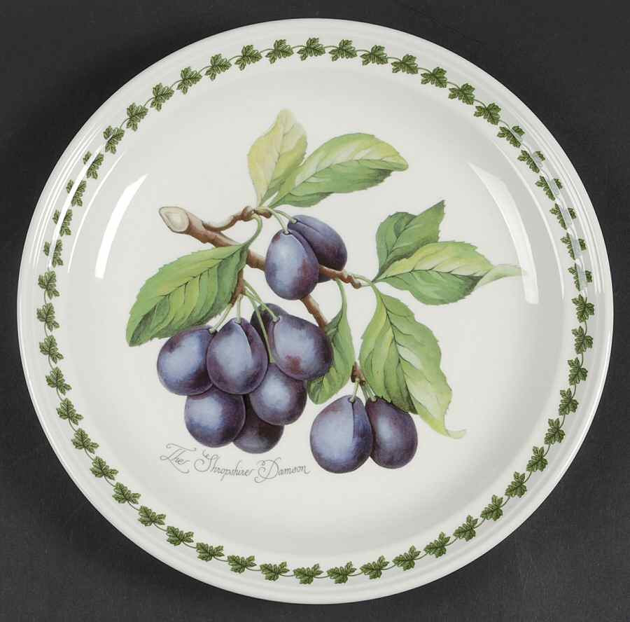 Pomona Dinner Plate w/Border Design by Portmeirion-1