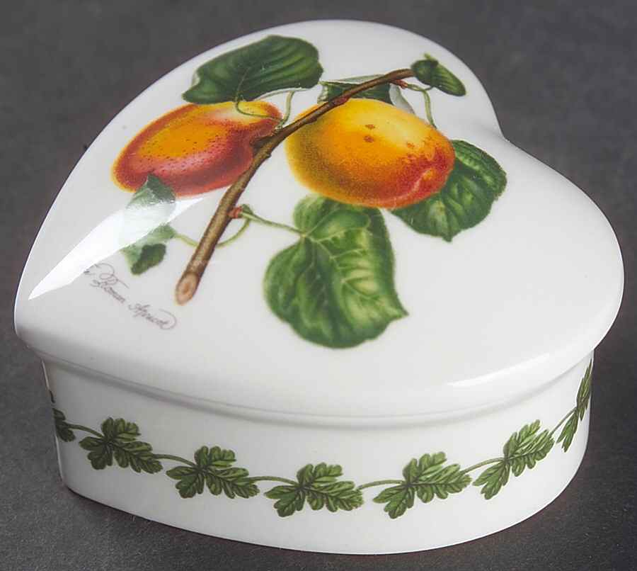 Pomona Heart Shape Box & Lid by Portmeirion-1