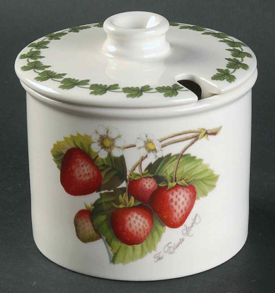 Strawberry Fair Jam/Jelly & Lid by Portmeirion-1