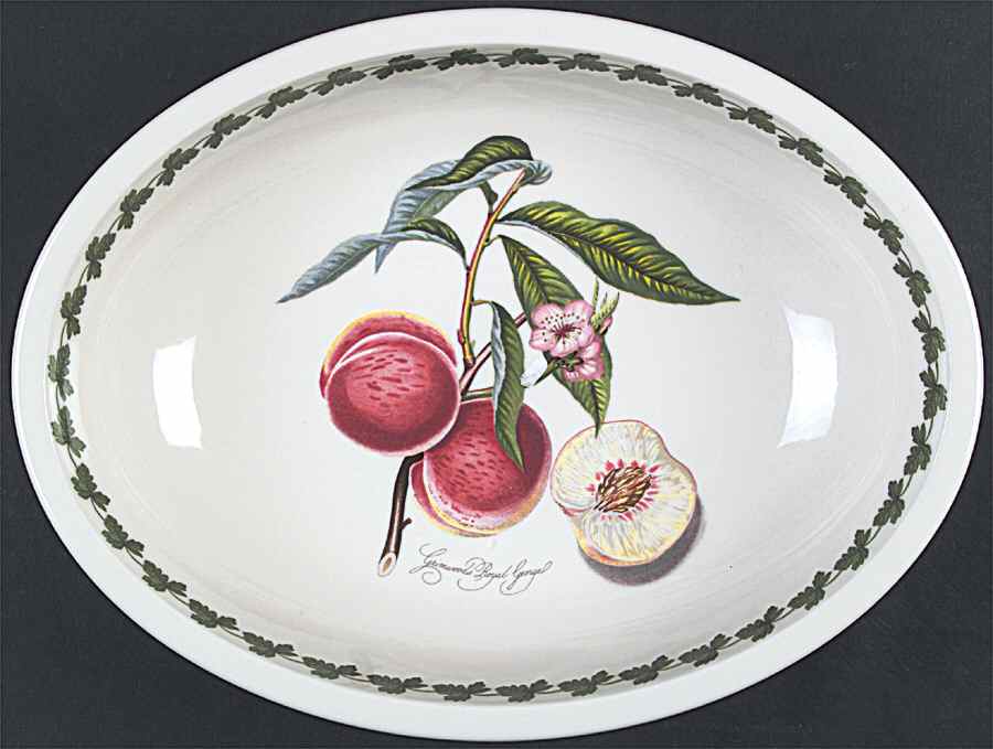 Pomona 12" Sovereign Deep Oval Bowl by Portmeirion-1