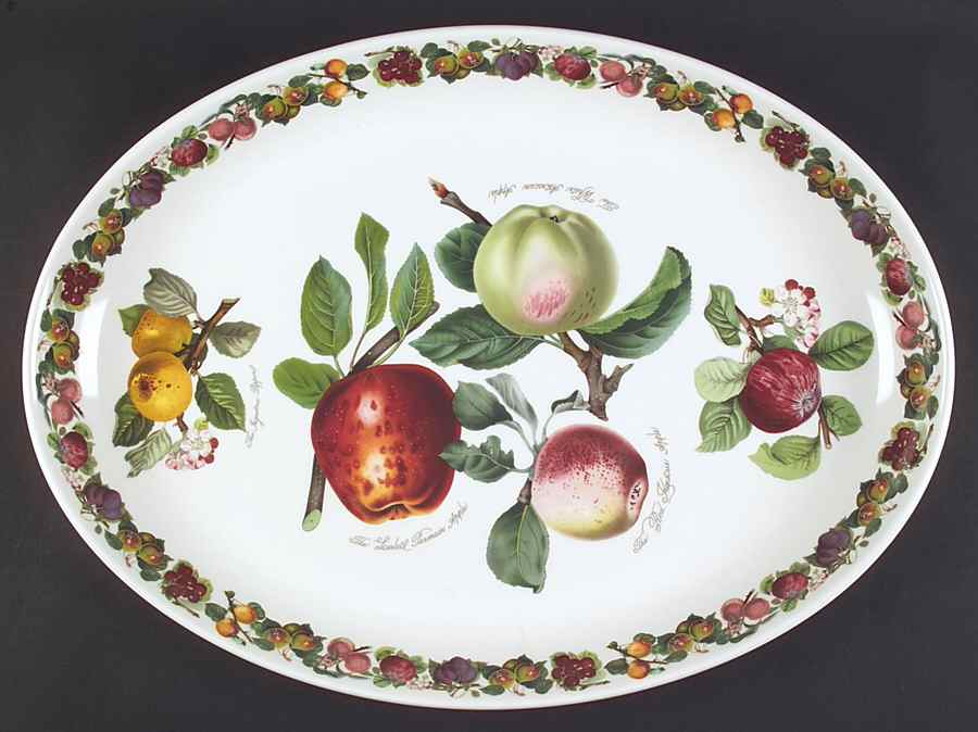 Pomona 20" Oval Serving Platter by Portmeirion-1