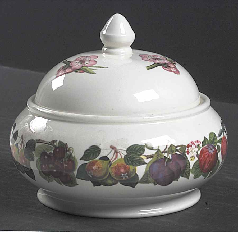 Pomona 4" Round Box & Lid by Portmeirion-1
