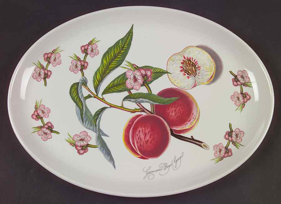 Pomona 14" Oval Steak Platter by Portmeirion-1