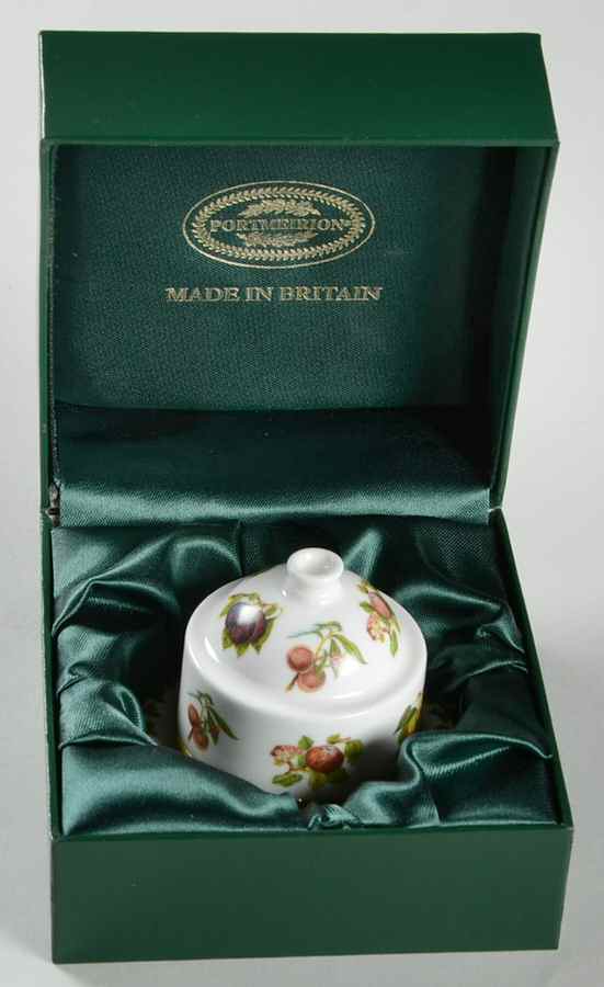 Pomona Cheese Dome Miniature Box with Hinged Lid & Case by Portmeirion-1