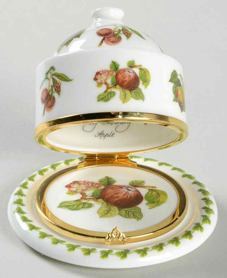 Pomona Cheese Dome Miniature Box with Hinged Lid by Portmeirion-1