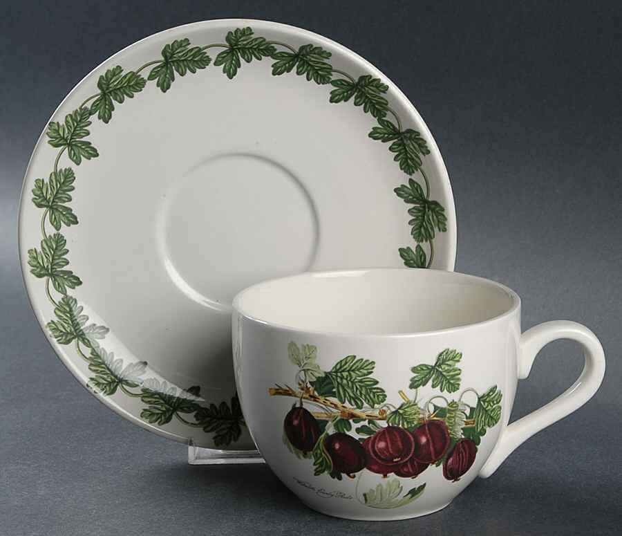 Pomona Jumbo Cup & Saucer Set by Portmeirion-1