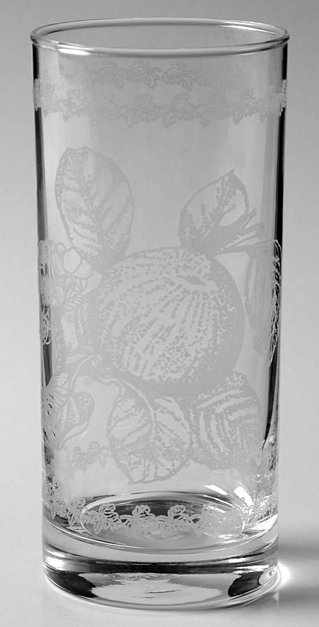 Pomona 12 Oz Glassware Etched Tumbler by Portmeirion-1