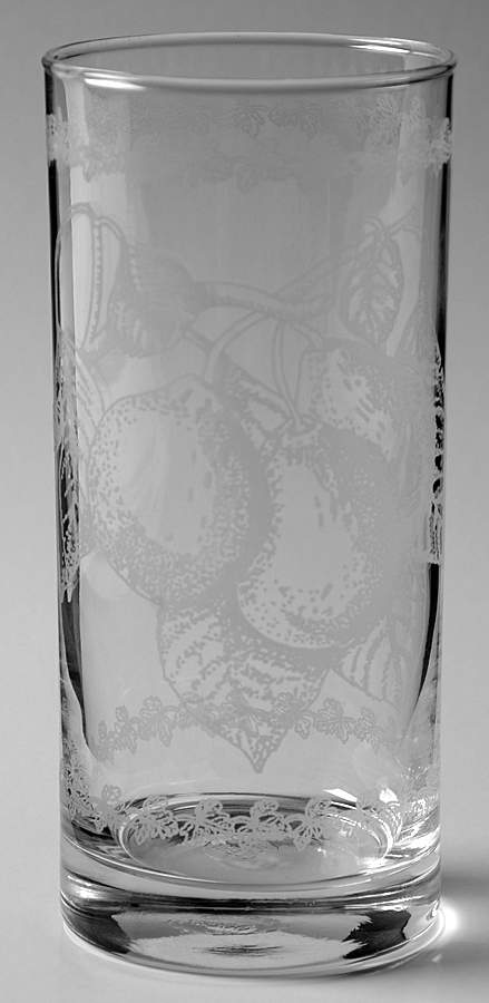 Pomona 12 Oz Glassware Etched Tumbler by Portmeirion-1
