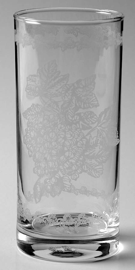 Pomona 12 Oz Glassware Etched Tumbler by Portmeirion-1