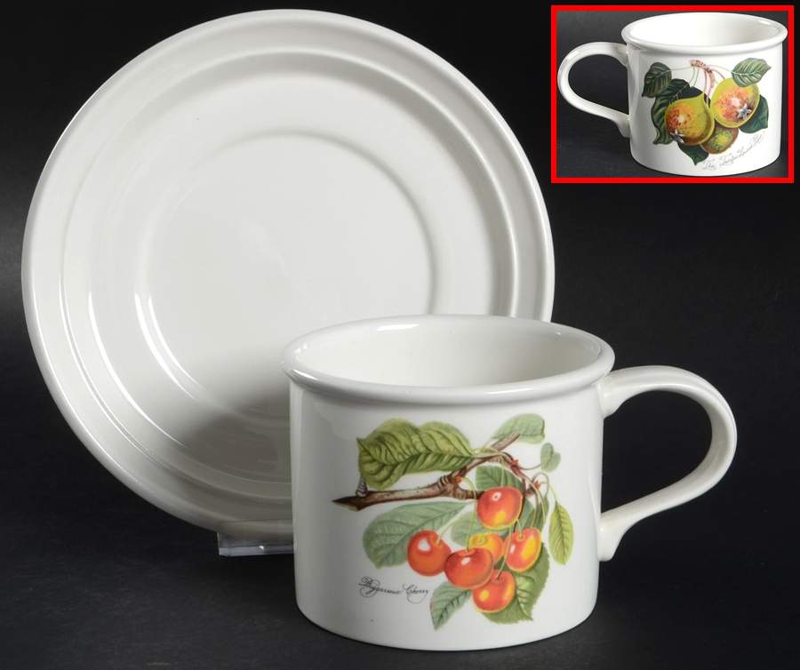 Pomona Drum Breakfast Cup & Saucer Set by Portmeirion-1