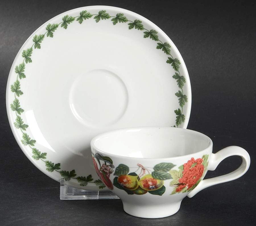 Pomona Espresso/Traditional Cup & Saucer Set by Portmeirion-1