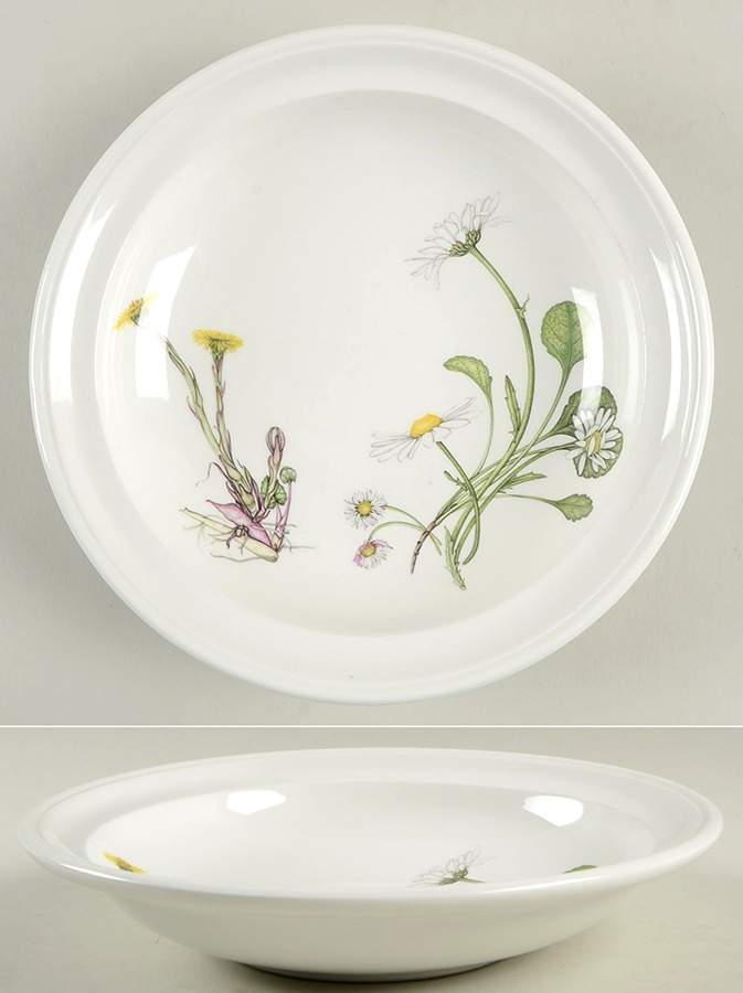 The Queen's Hidden Garden Rim Soup Bowl by Portmeirion-1