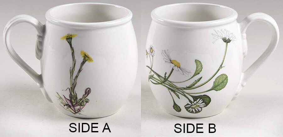 The Queen's Hidden Garden Delft Mug (Barrel Shape) by Portmeirion-1