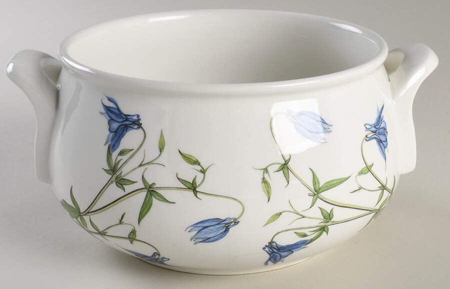 The Queen's Hidden Garden 2 Qt Round Covered Casserole No Lid by Portmeirion-1