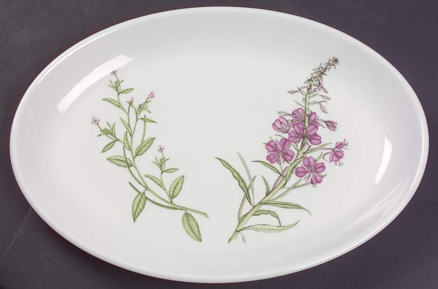 The Queen's Hidden Garden 10" Oval Steak Platter by Portmeirion-1