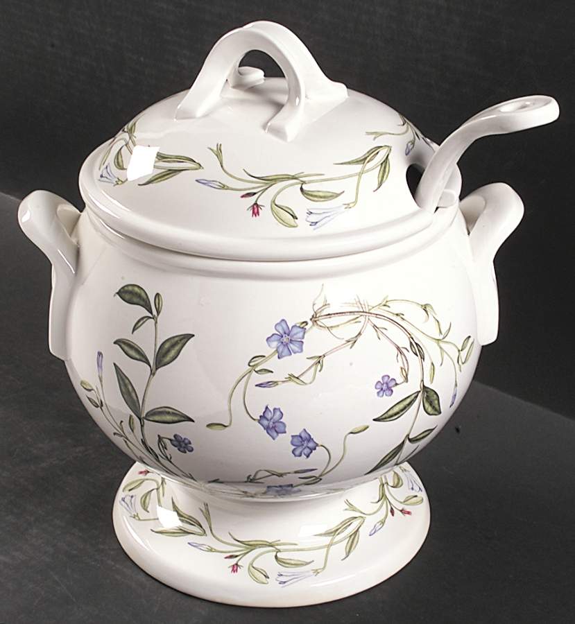 The Queen's Hidden Garden Tureen & Lid w/Ladle by Portmeirion-1