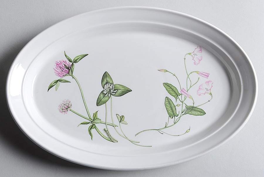 The Queen's Hidden Garden 11" Oval Serving Platter by Portmeirion-1