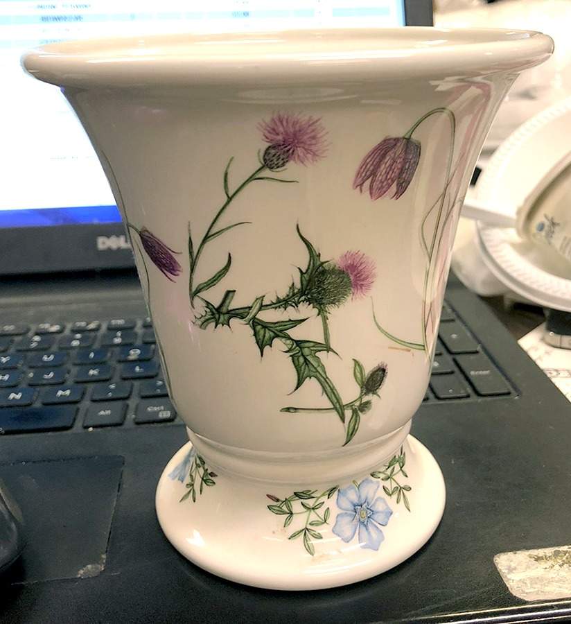 The Queen's Hidden Garden 6" Cachepot/Vase by Portmeirion-1