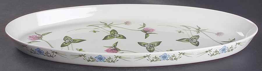 The Queen's Hidden Garden 18" Oval Baker by Portmeirion-1
