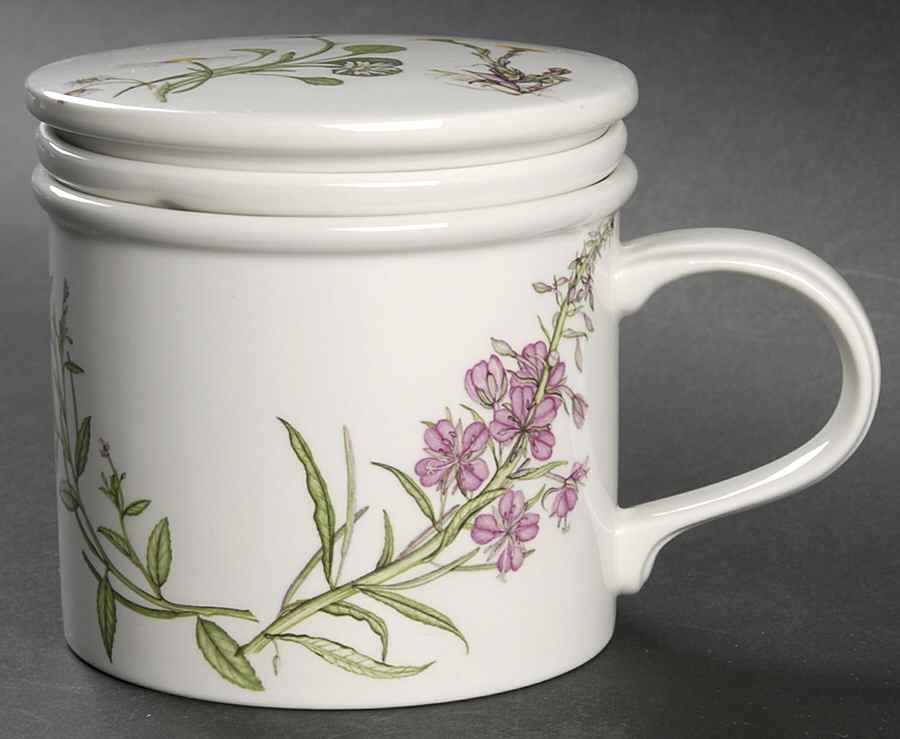 The Queen's Hidden Garden Mug with Lid & Infuser by Portmeirion-1