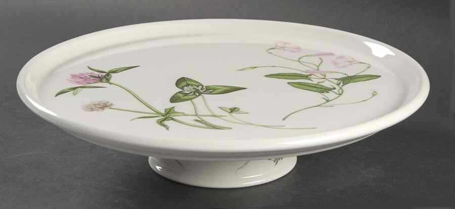 The Queen's Hidden Garden 10" Diameter Pedestal Cake Stand by Portmeirion-1