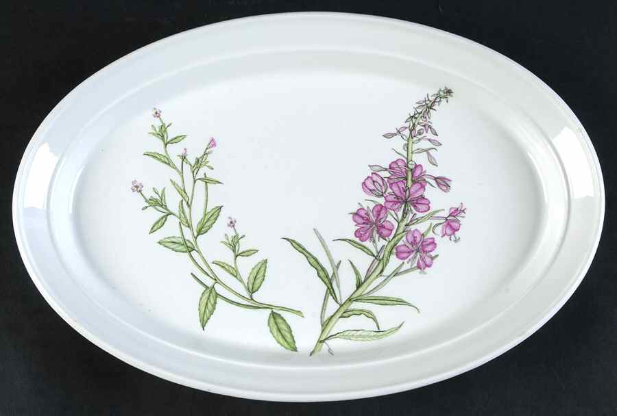 The Queen's Hidden Garden 11" Oval Serving Platter by Portmeirion-1