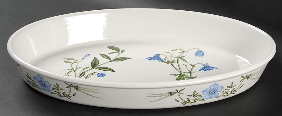 The Queen's Hidden Garden 14" Oval Baker by Portmeirion-1